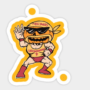 Mr pumkin hulk hogan Sticker